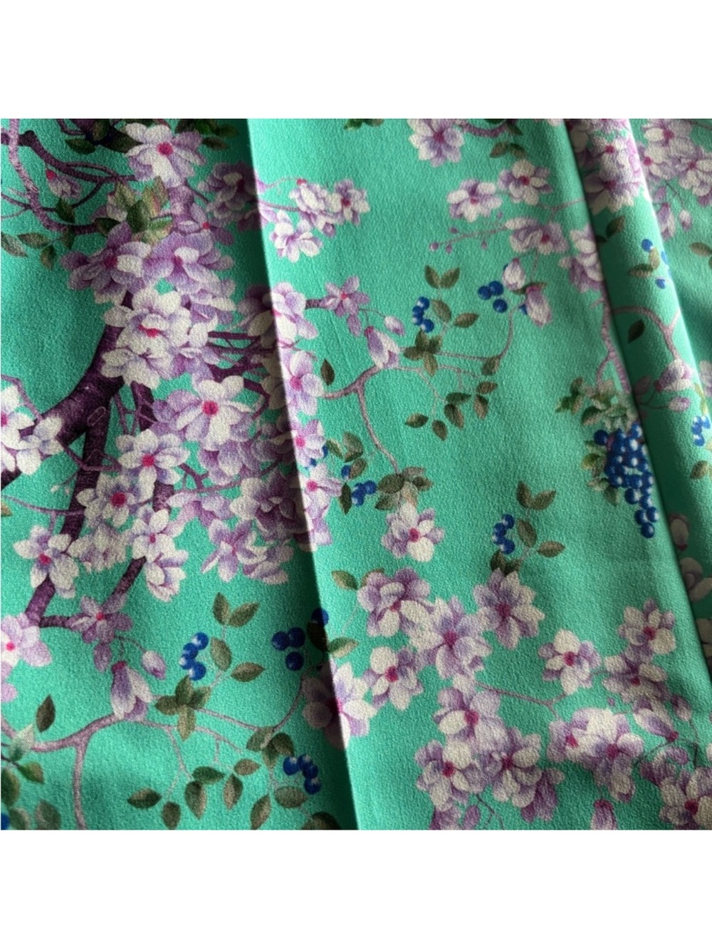 RAFFAELLO ROSSI NWT Gabriella femine floral mint green trouser pant size EU 32 - Picture 14 of 15